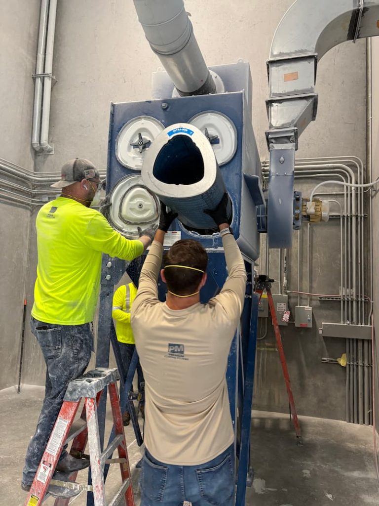 CEC providing hands-on preventive maintenance guidance to the facility team.
