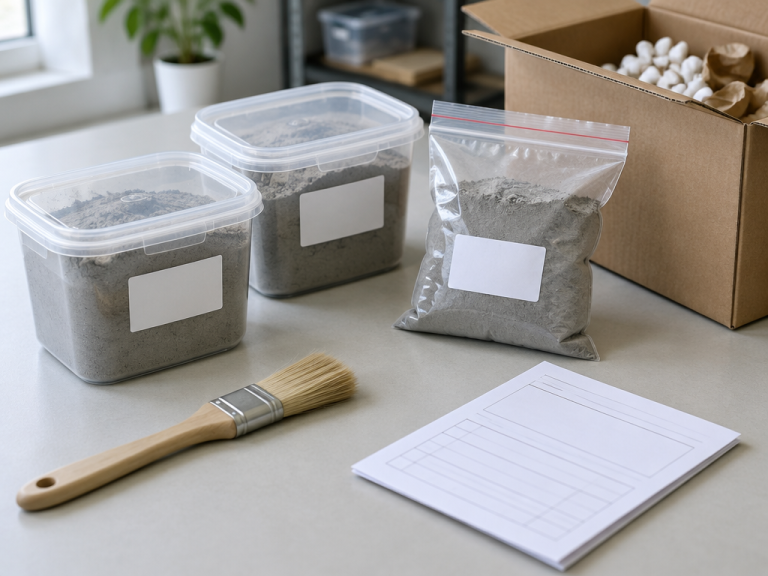 Sealed, labelled dust sample containers ready to ship - Kentucky & Indiana | CRAIG Equipment Co.